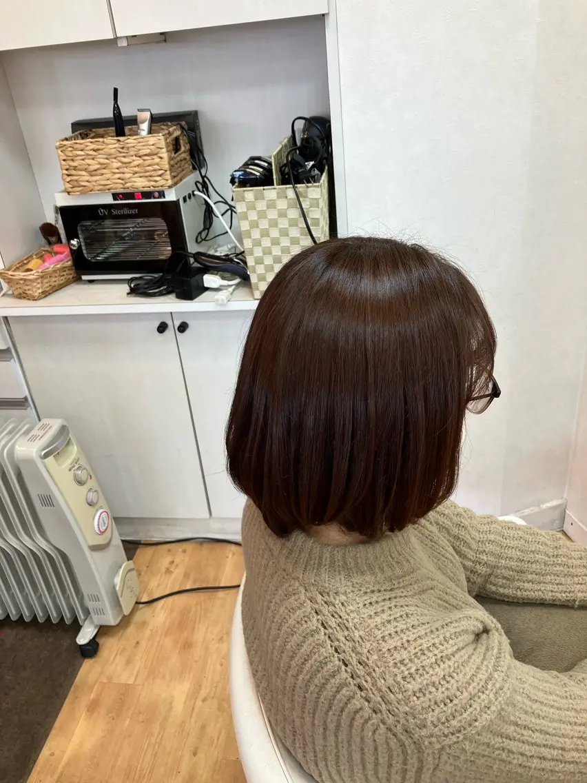 ショート 髪質改善 白髪染め　髪質改善 /湯浅貴子のヘアスタイル