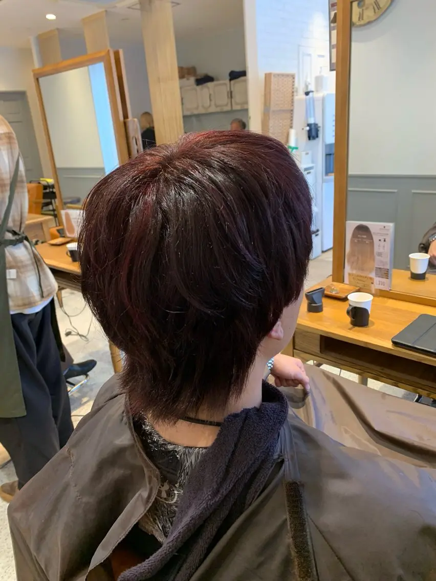 ショート メンズ 立花 莉奈のヘアスタイル