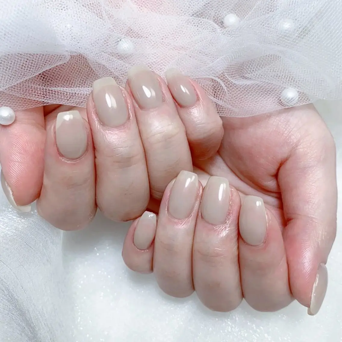 ネイル ワンカラーネイル ハンドネイル Nail salon 木にいるのネイルデザイン