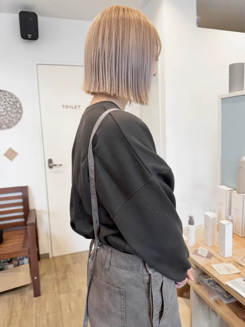 カラー ンジハ えみのヘアスタイル