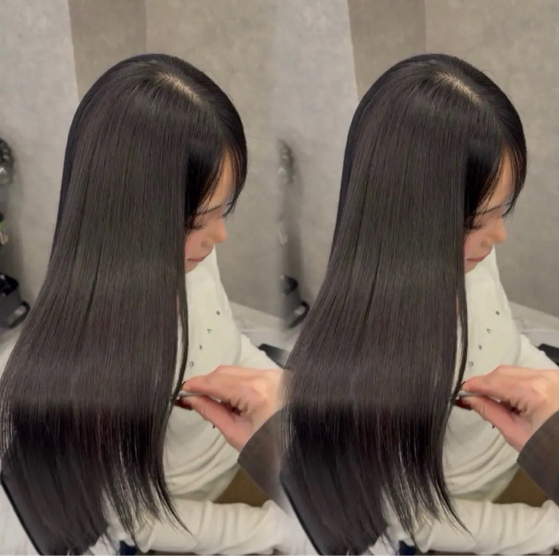 ロング ヘアカラー トリートメント 福岡美髪矯正/ KAEDEのヘアスタイル