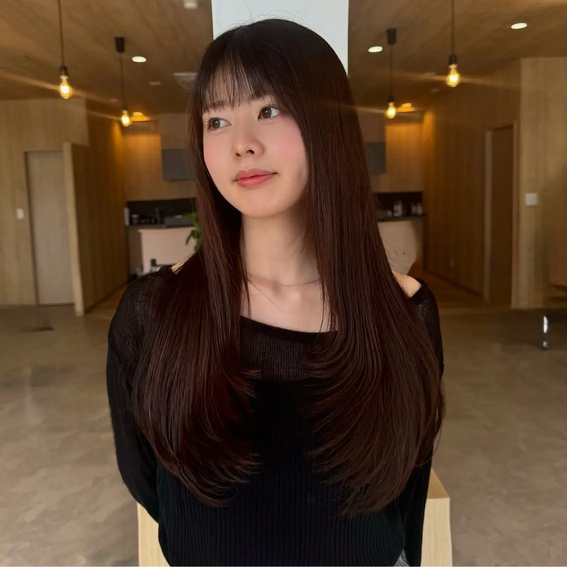 セミロング カラー kosuke 表参道のヘアスタイル