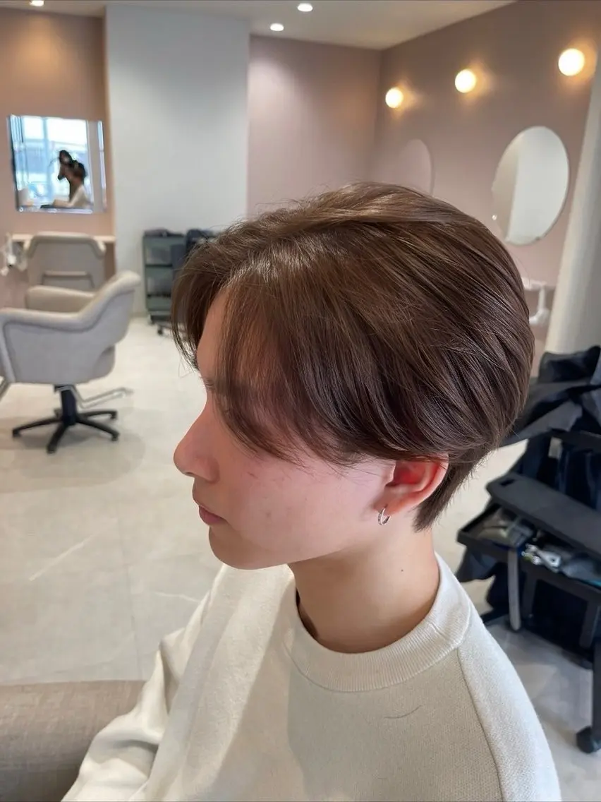 ショート カット ヘアカラー 🌼縮毛矯正🌼 カラーゆうき🌿のヘアスタイル