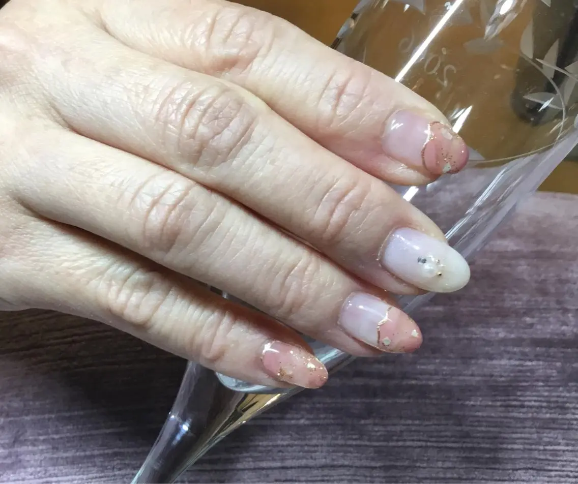 ネイル アートネイル キラキラネイル プライベートサロン jewel nailのネイルデザイン