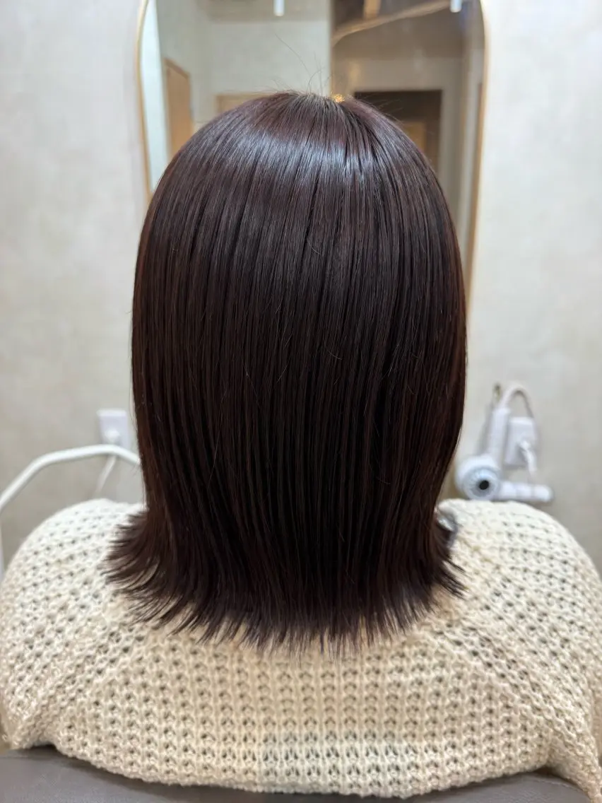 カラー ブラウンカラー カシス Gigi Sakuraのヘアスタイル