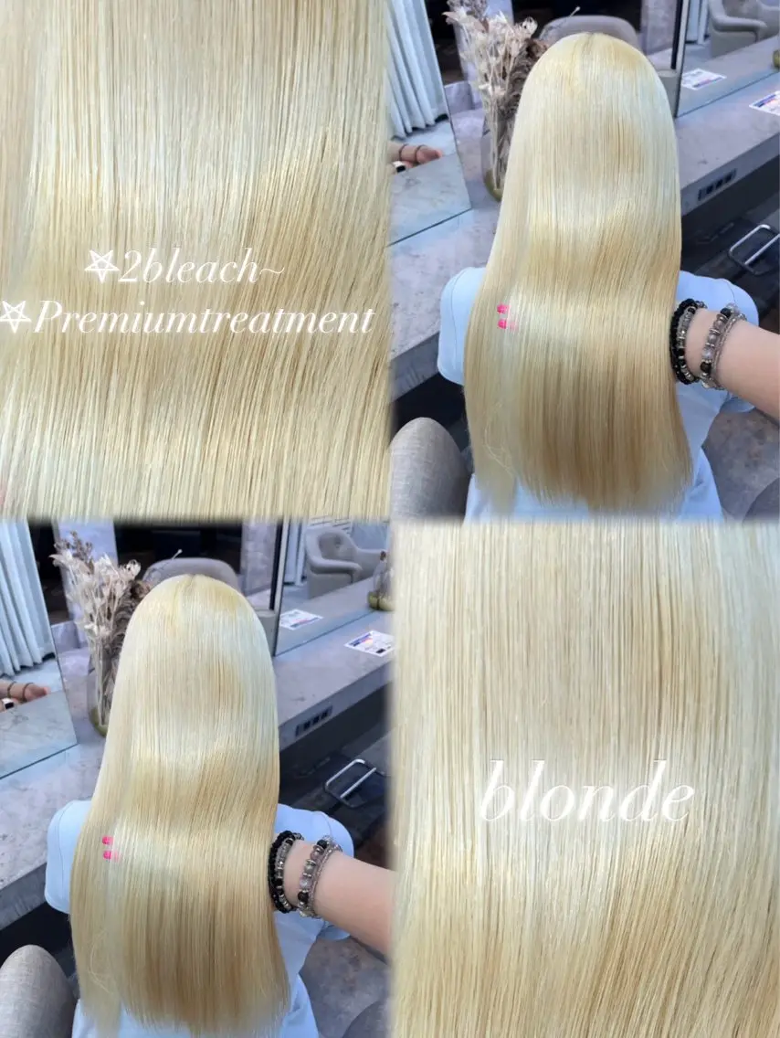 ロング カラー ヘアアレンジ ブロンド 透明感カラー ハイトーンカラー ヘアカラー 🩶透明感カラー 池袋/mei🩶のヘアスタイル