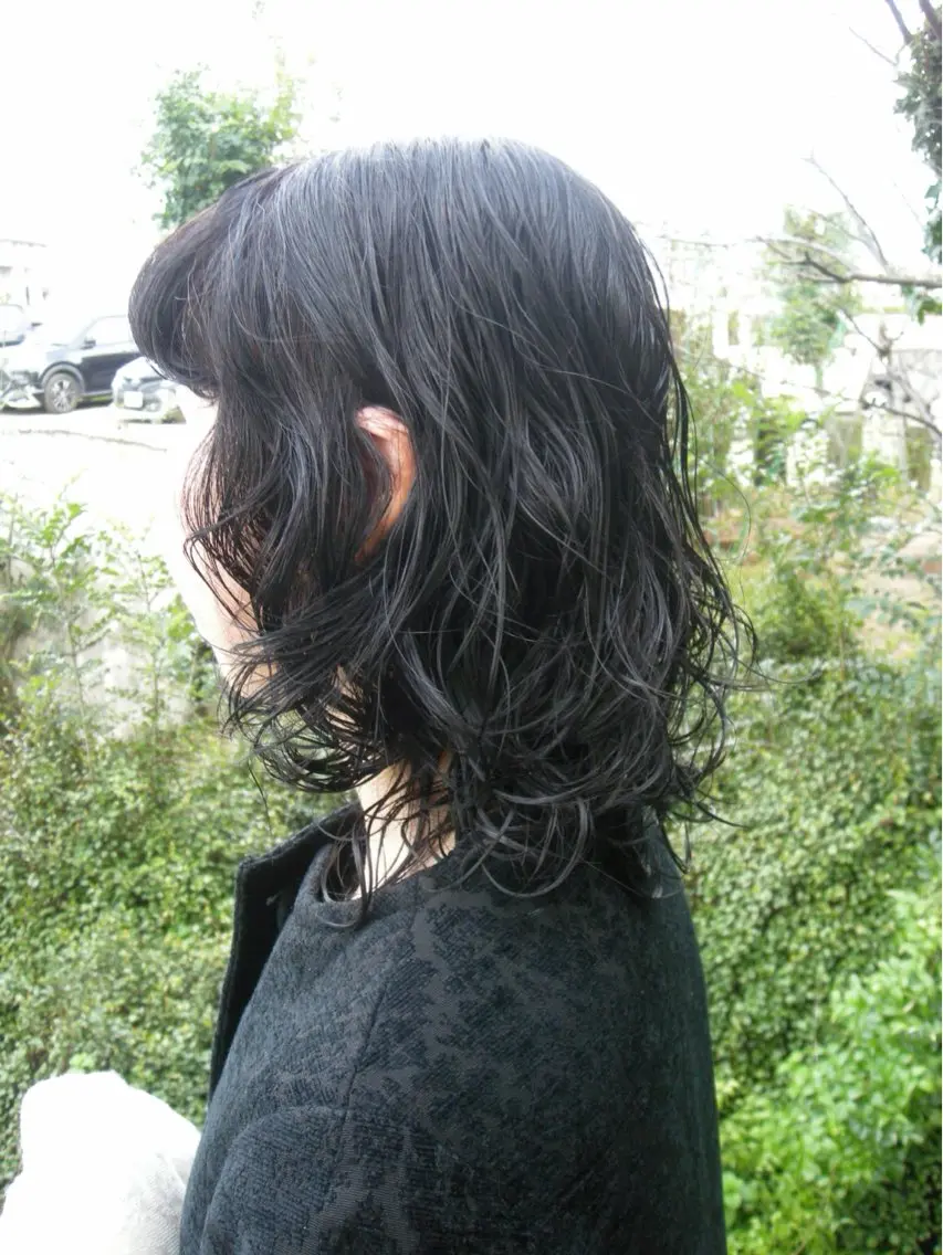 ミディアム パーマ Hair vita Namiのヘアスタイル