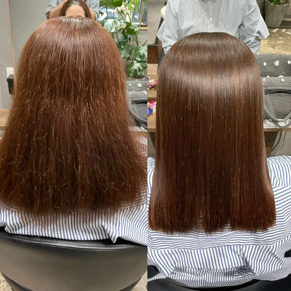 縮毛矯正 【素髪育成サロン Nidomi 】橋本のヘアスタイル