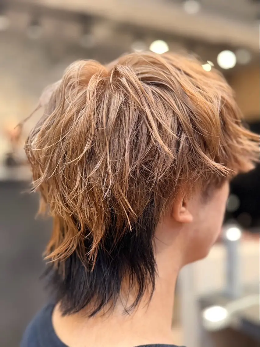 ブリーチ1回+カラー(リタッチ含む)の写真
