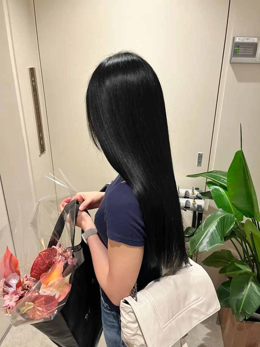 ロング ヘアカラー トリートメント Bonheur銀座 /runaのヘアスタイル