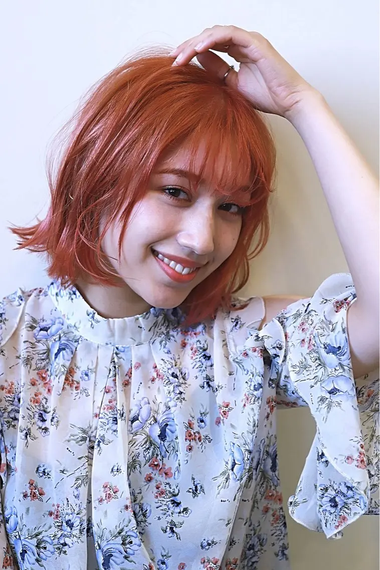 ショート カラー カット ヘアカラー トリートメント LOOP hairのヘアスタイル