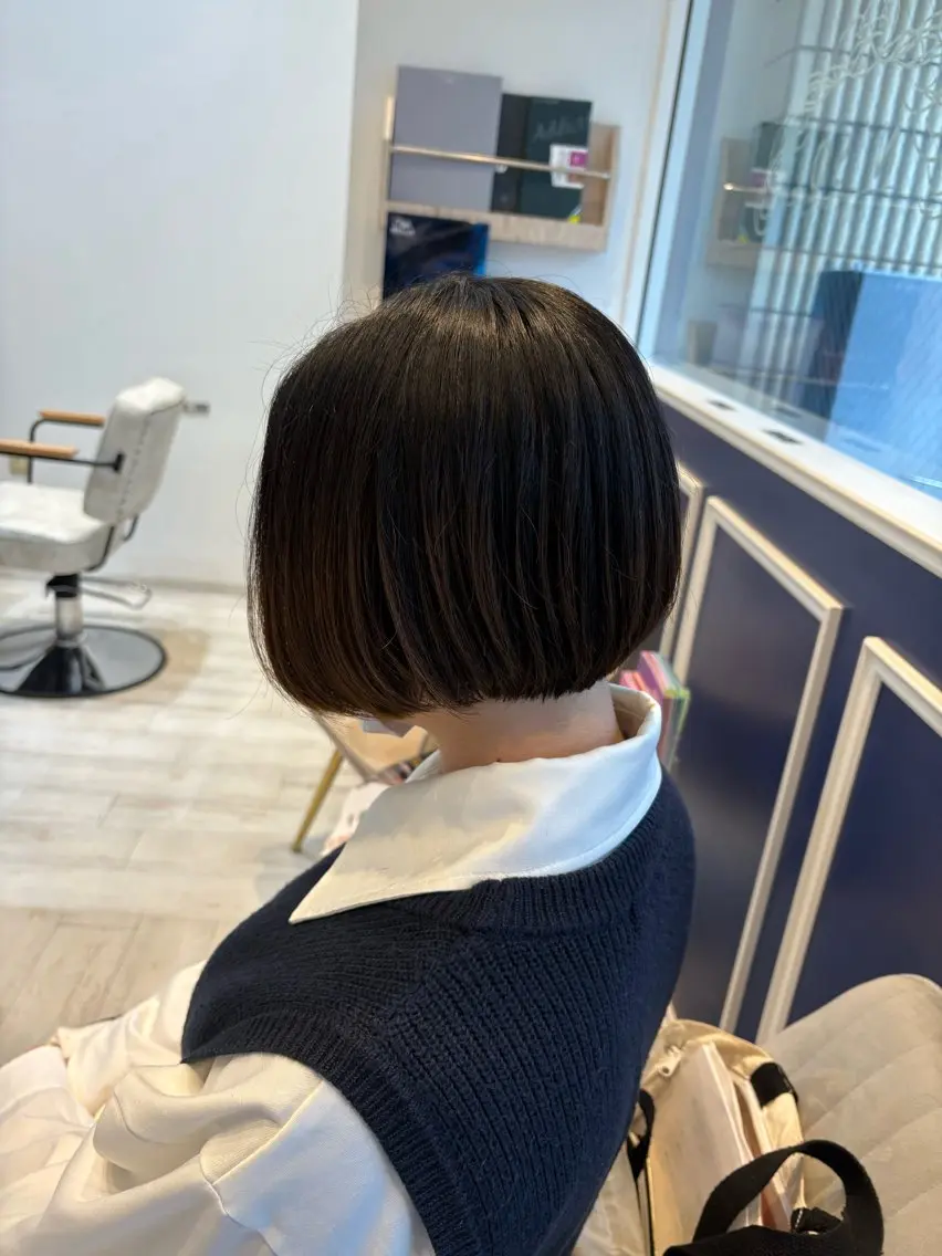 ショート ボブ 大槻 ハルカのヘアスタイル