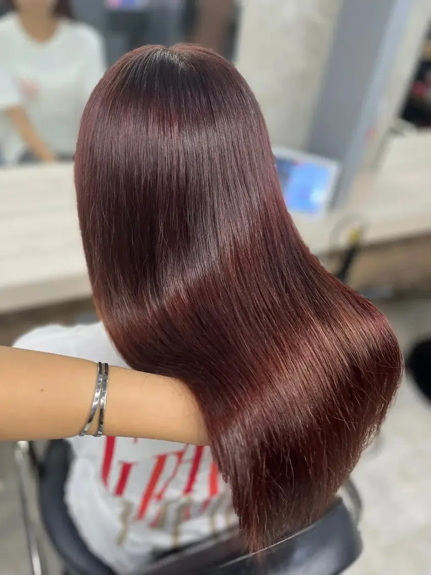 ロング カラー カット ヘアカラー トリートメント 多系統似合わせ/ tsuburaのヘアスタイル