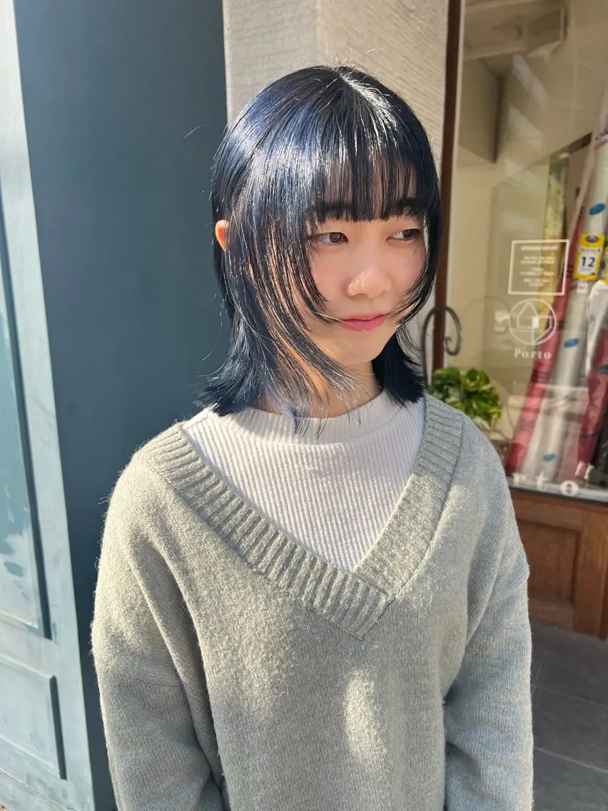 ミディアム haruka /透明感カラーのヘアスタイル