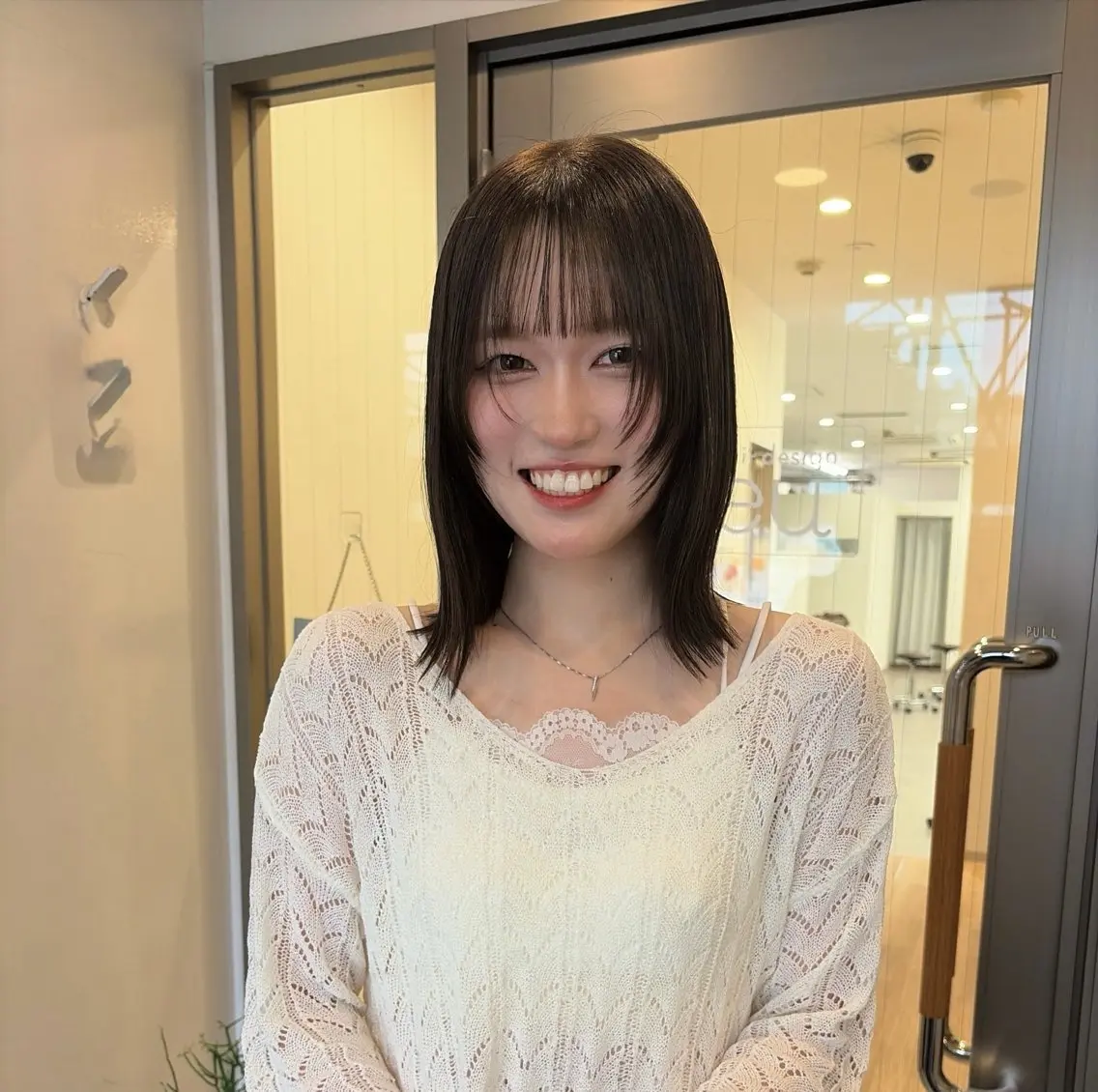 ミディアム カット ヘアカラー トリートメント ａｉｋａ🐩 /艶カラー/レイヤーのヘアスタイル