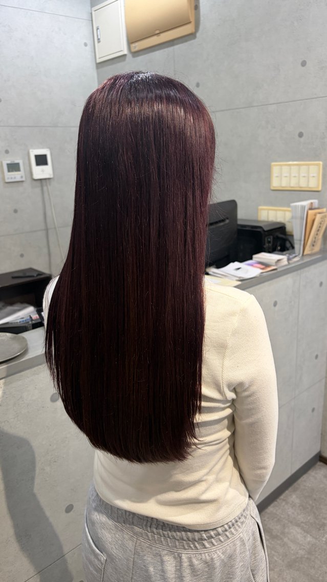 ロング ショートボブ ボブ ハイライト 髪質改善 レイヤーカット カット ヘアカラー REVE 美容室のヘアスタイル