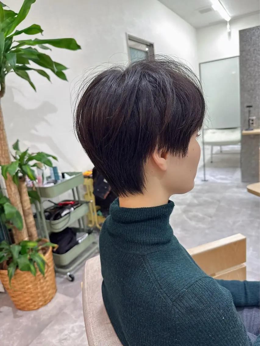 ショート カラー ショートボブ ブリーチ デザインカラー ハイライトカラー ハイトーンカラー カット ヘアカラー トリートメント 近鉄奈良ショートヘア 清水力也のヘアスタイル
