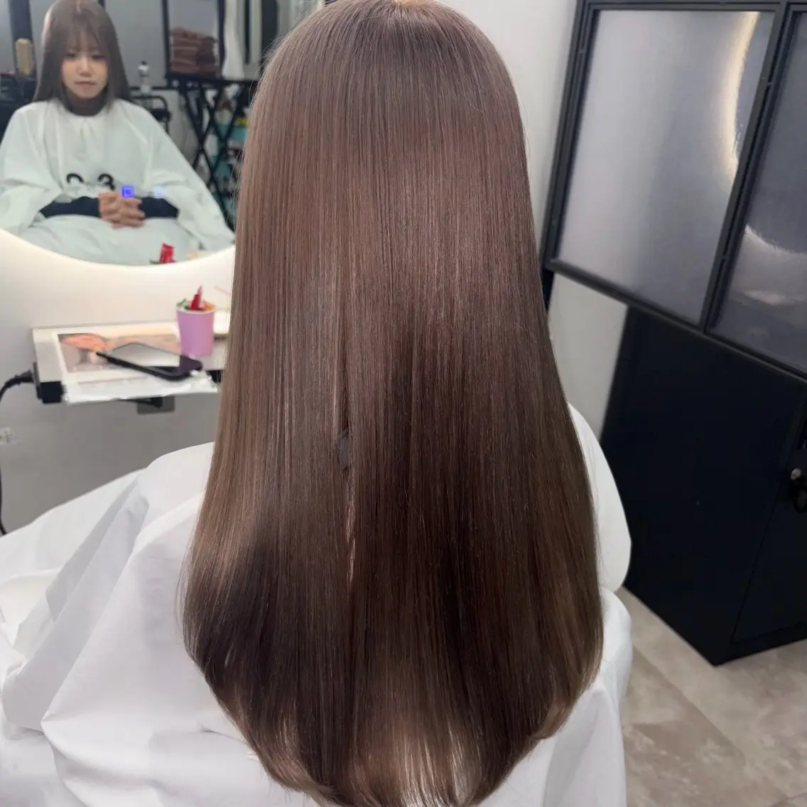 ロング ヘアカラー Marin暖色カラー 💗メンズ大歓迎のヘアスタイル