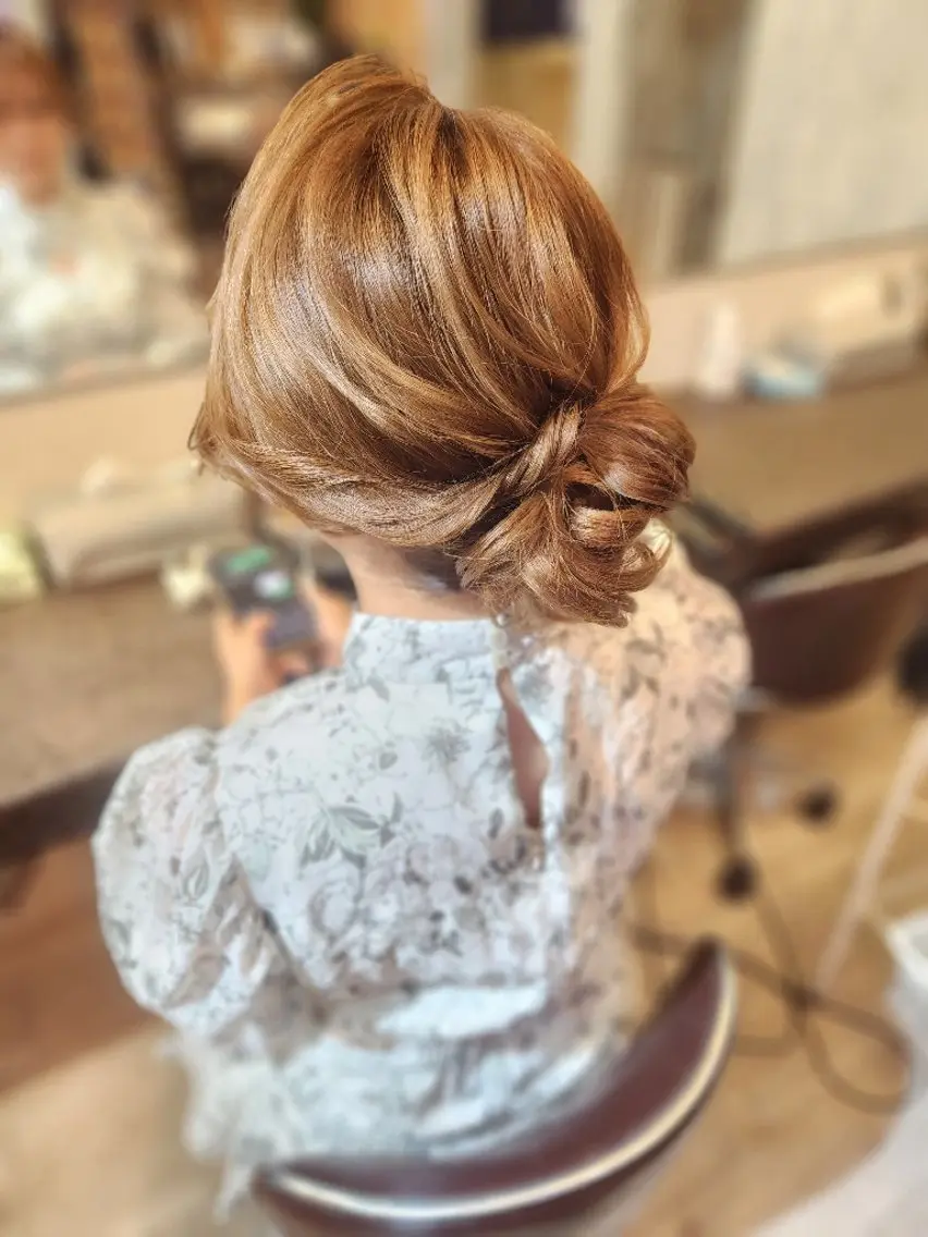 ミディアム ヘアセット サロンソレイユ(マツ エク/ヘアセット)のヘアスタイル