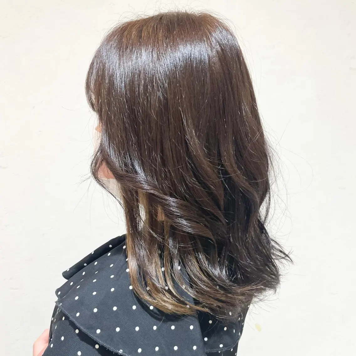 セミロング カラー MATISSE藤崎 渕上 ジュビアイのヘアスタイル