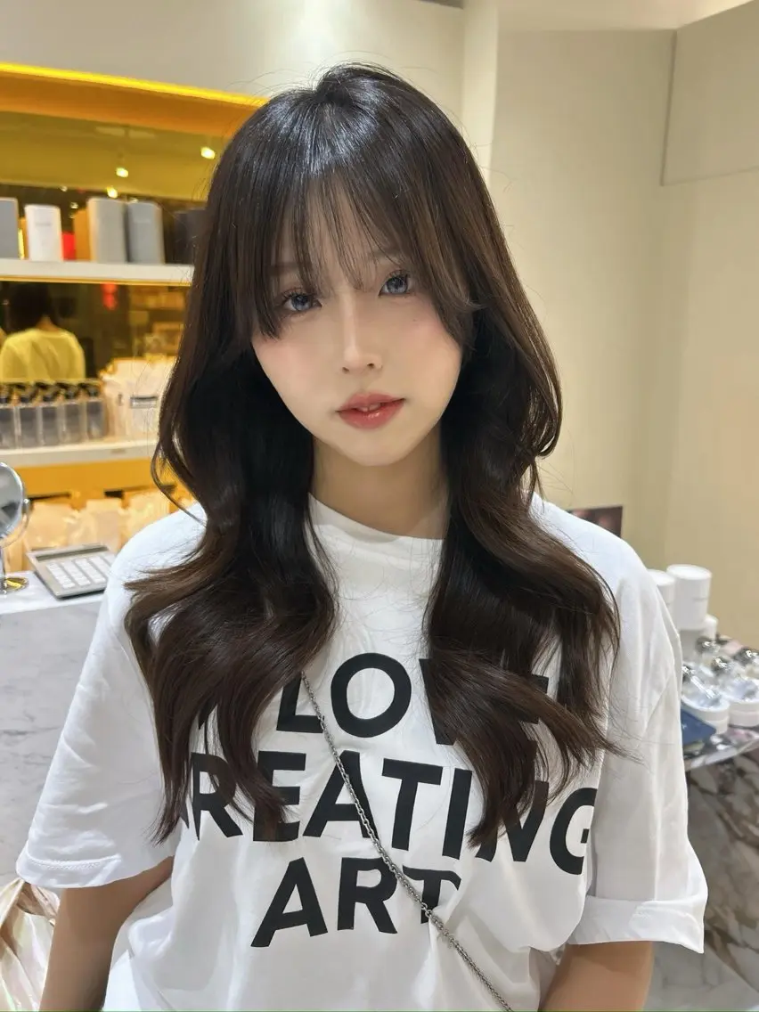 ロング カット ヘアカラー トリートメント hiyori🎀 トレンドレイヤーのヘアスタイル