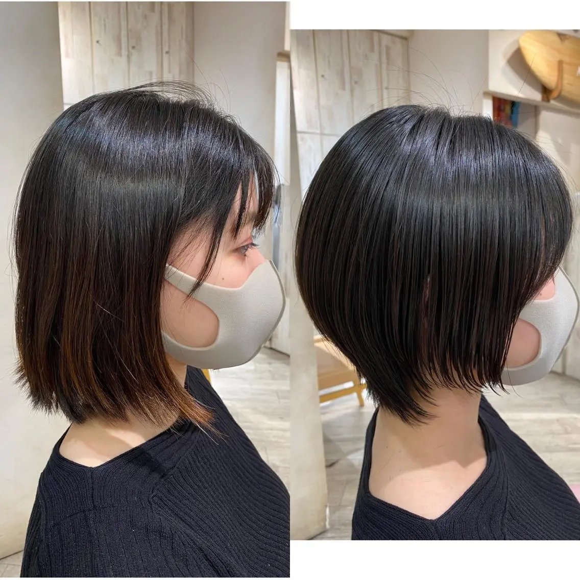 ショート 顔まわりカット🌟 くびれヘア/寺門遥輝のヘアスタイル