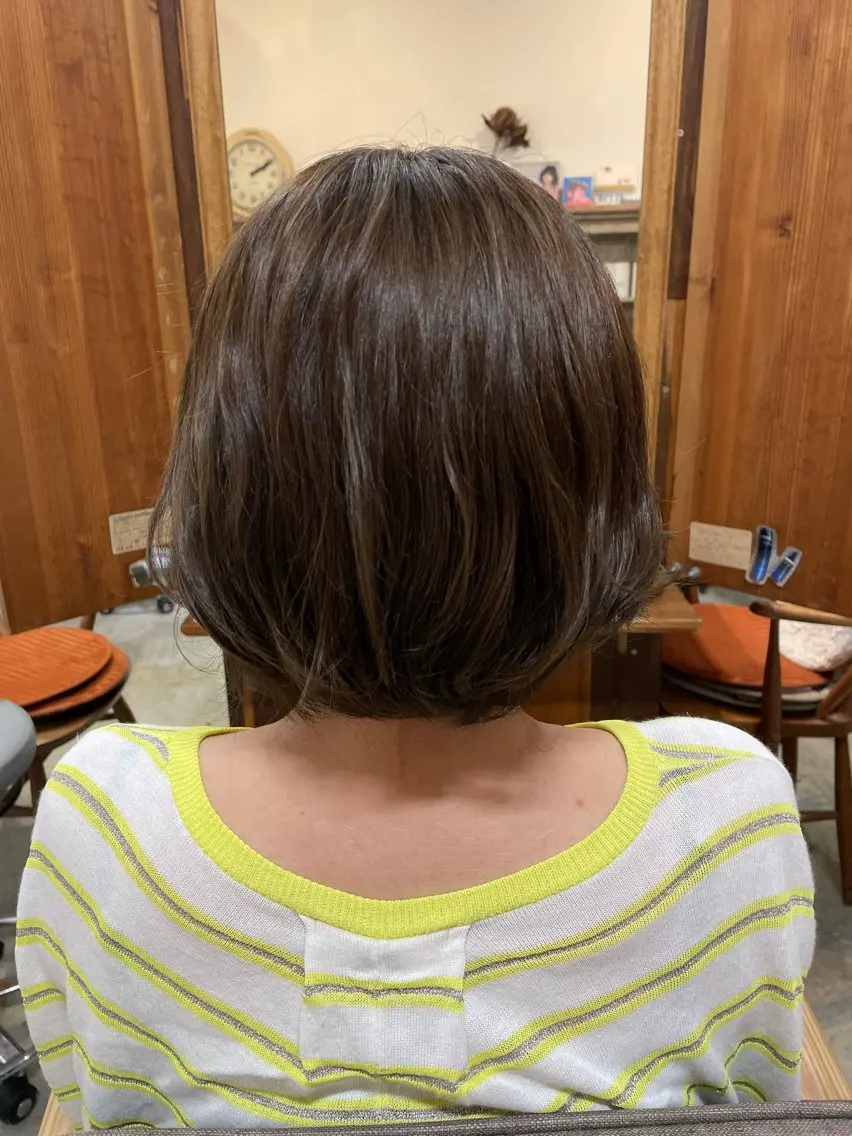 カラー パーマ ベージュカラー ヘアカラー 髪も心も健康に🤎 原亜希子のヘアスタイル