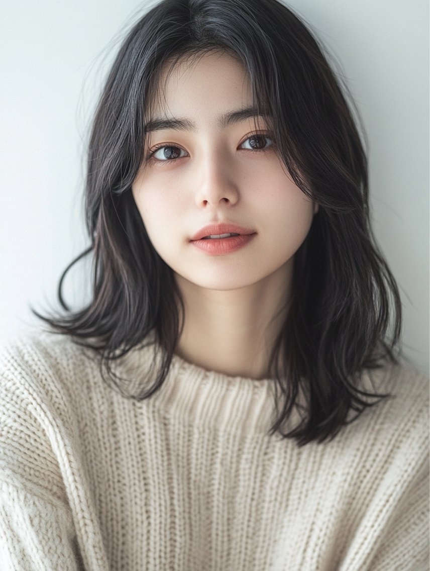 ミディアム カラー カット ヘアカラー トリートメント 🌈髪質改善🌈 過去の1艶サラ体験✨のヘアスタイル