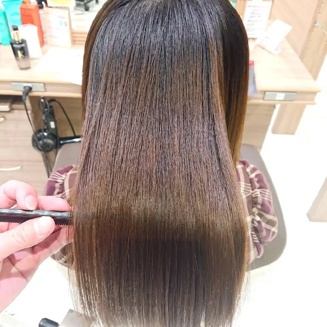 ロング 髪質改善 縮毛矯正 宮本 秀人のヘアスタイル