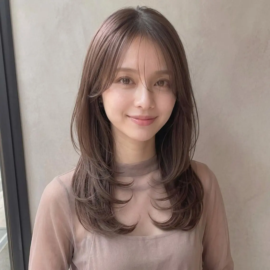 ロング 松山彩香💎艶髪💎 ロング／透明感カラーのヘアスタイル