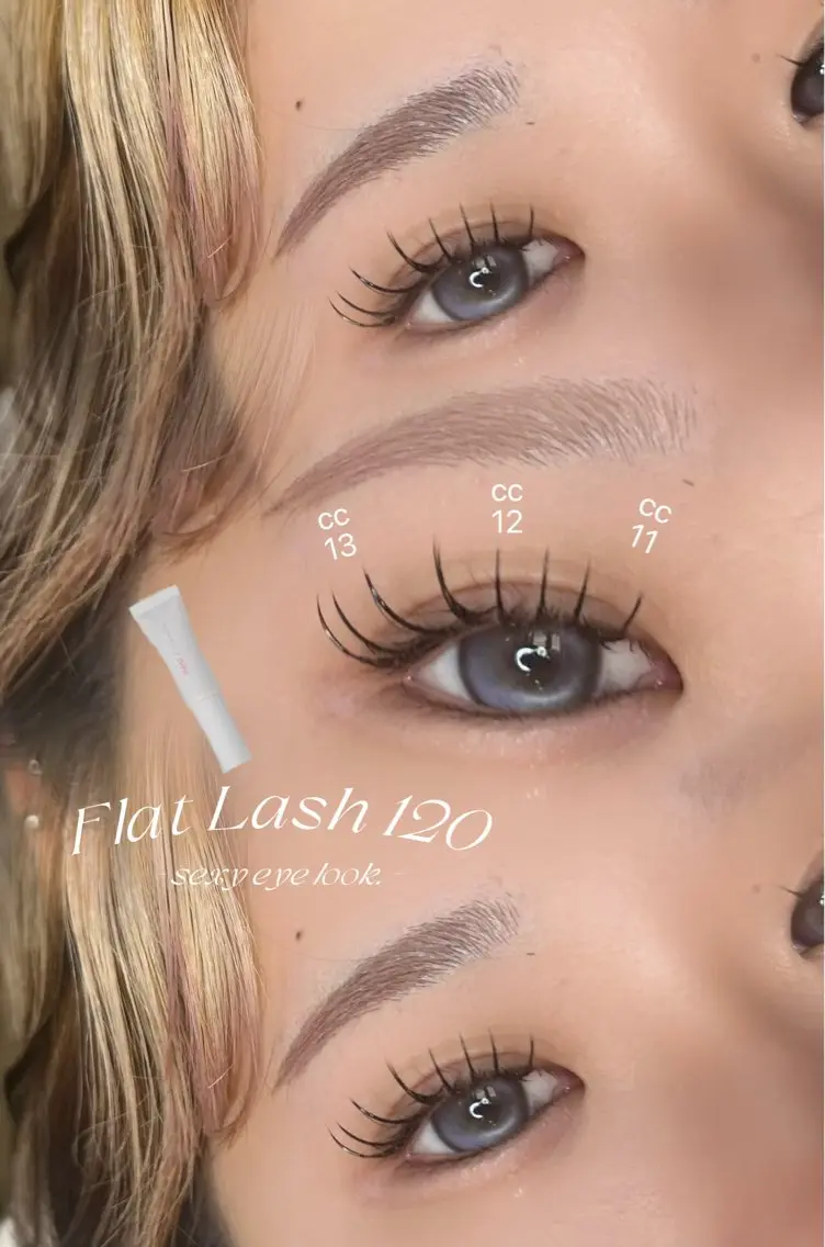 マツエク・マツパ 束感まつ毛 CCカール Cカール フラットラッシュ セクシー マツエク elua eyelashのマツエク・マツパデザイン