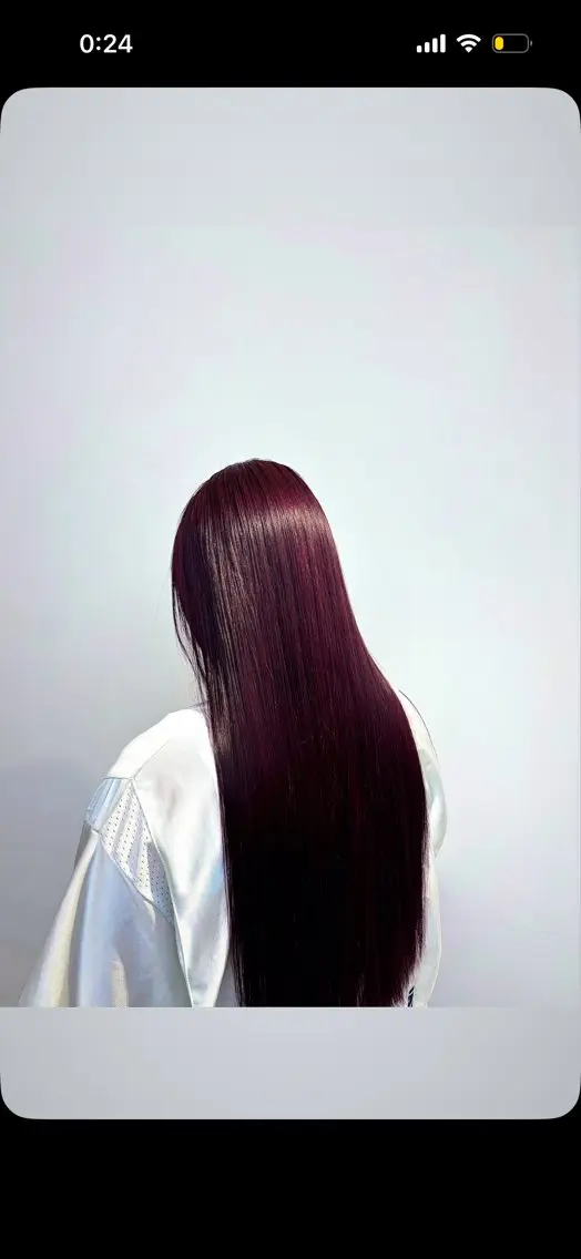 カラー ブリーチ ダブルカラー レッドカラー ヘアカラー MINDS LINO N E Oのヘアスタイル