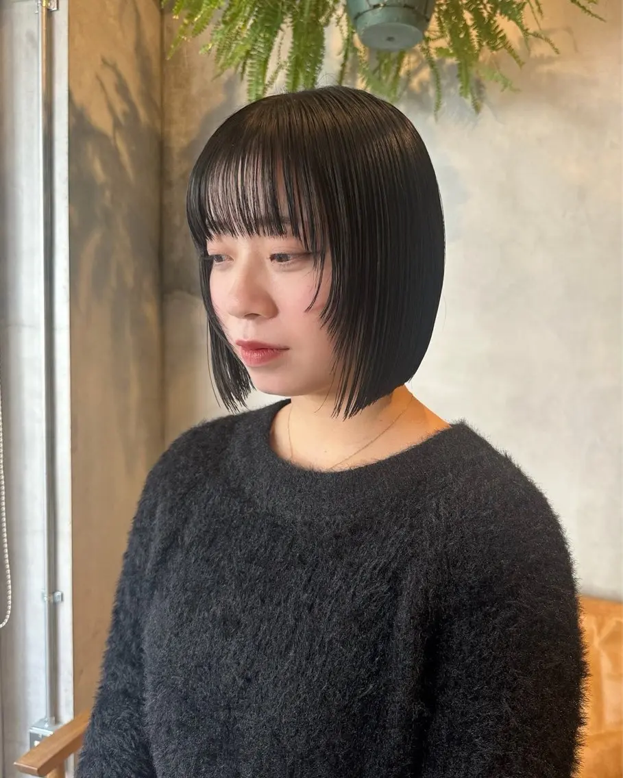 ショート ボブ 森田楓乃/上前津/ 大須/ブリーチカラーのヘアスタイル