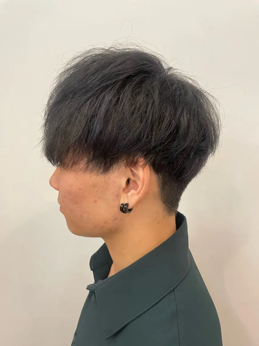メンズ マッシュ カット yukii しまむら のぞみのヘアスタイル