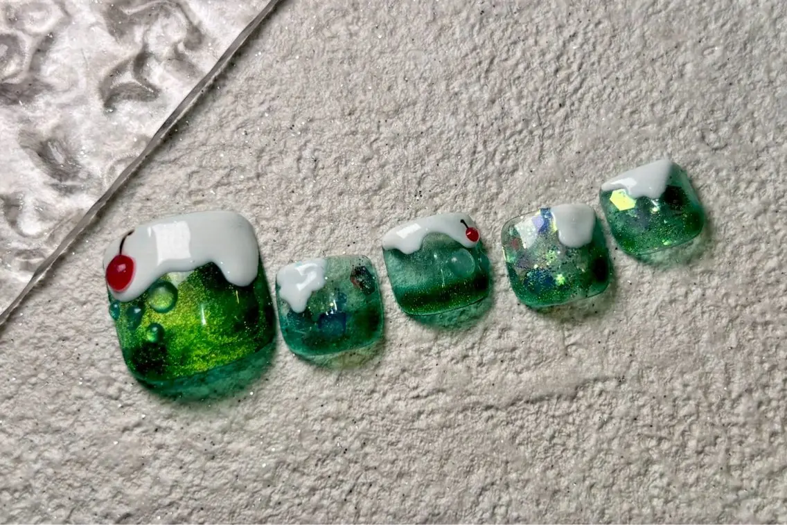 ネイル フットネイル nail salon quartettoのネイルデザイン