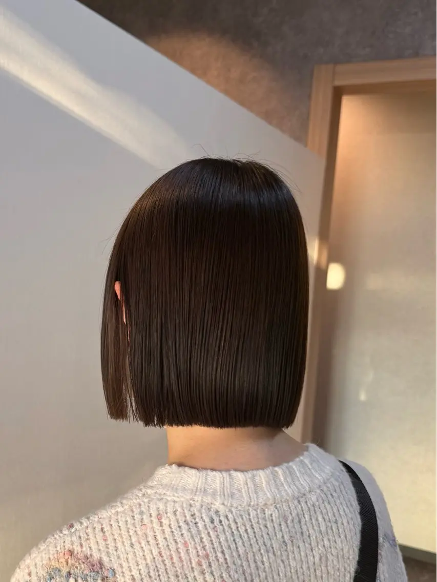 ショート カラー 髪質改善 カット ヘアカラー トリートメント 似合わせカット/ボブ ナチュラルメンズヘアのヘアスタイル