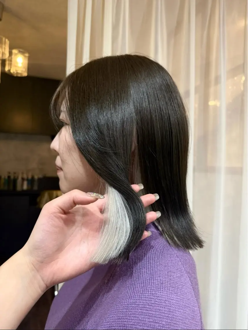 ショート ヘアカラー 木村 心海☆明石のヘアスタイル