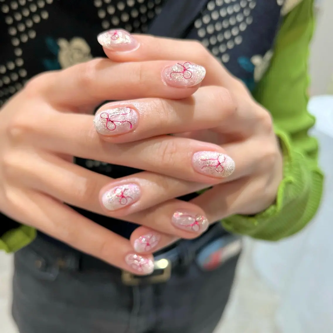 ネイル ハンドネイル 0203ムニムサン 💙Airiのネイルデザイン