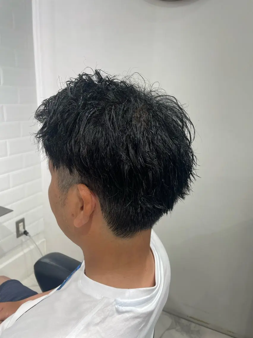 パーマ メンズ カット パーマ トリートメント 🫧透明感カラー 🫧Aoiのヘアスタイル