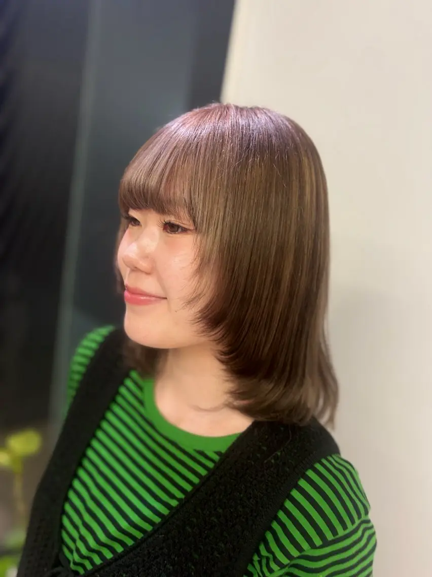 カラー デザインカラー ヘアカラー 長谷川 優音のヘアスタイル