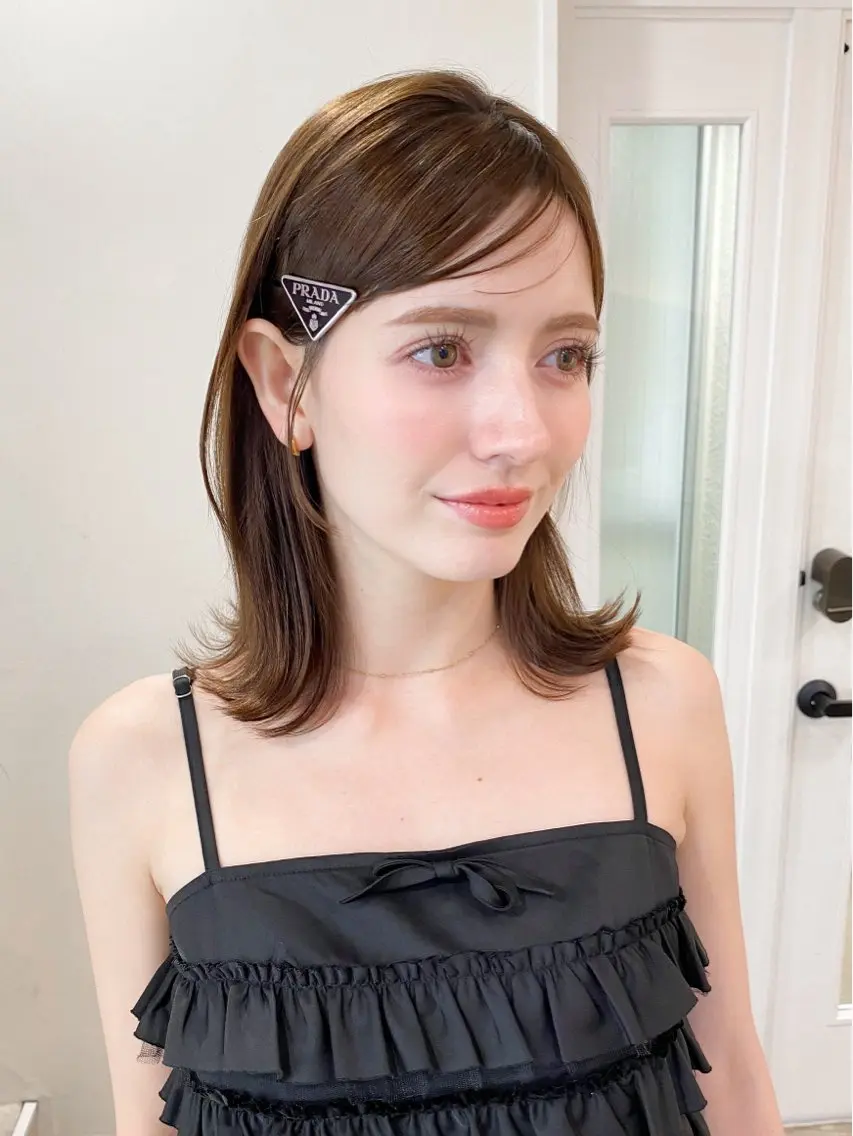 ミディアム カラー カット ヘアカラー トリートメント kohana 🎀韓国ヘア🎀🤍のヘアスタイル