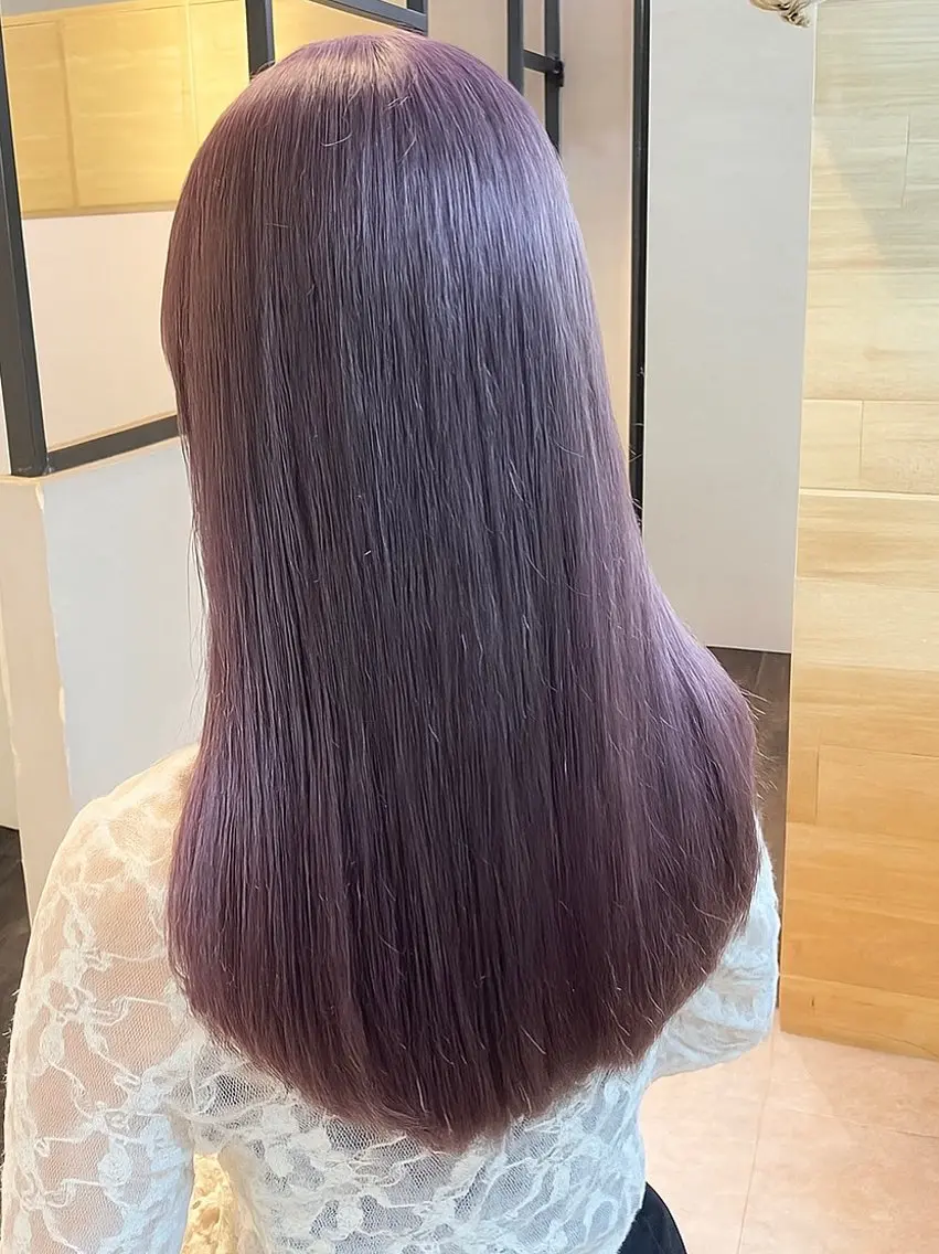 ロング ヘアカラー トリートメント EIGHT　サイショ ミズキのヘアスタイル