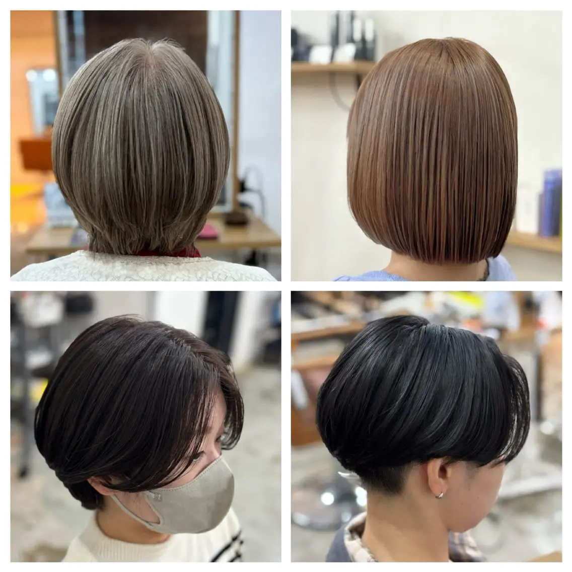 ショート ショートヘア 金子 千登のヘアスタイル