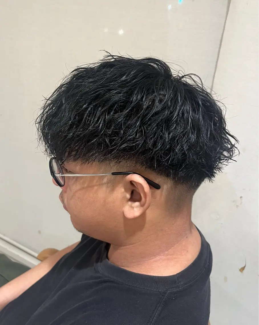 パーマ メンズ メンズパーマ スペインカール カット パーマ メンズ特化 山崎  蓮のヘアスタイル