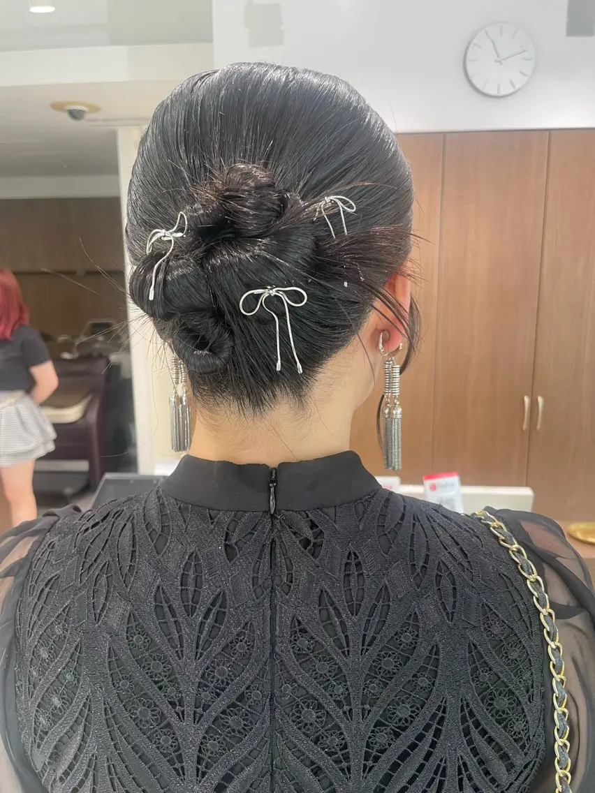 ヘアアレンジ ヘアセット 店長福島成美/髪質 改善縮毛矯正/カラーのヘアスタイル
