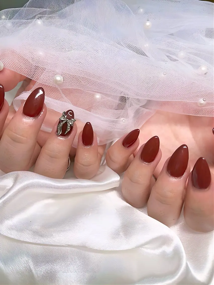 ネイル リボン eclat 'kのネイルデザイン