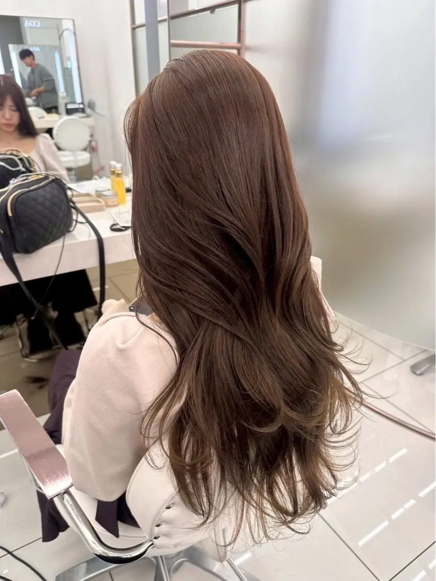 ロング COA🎀オギユリ /透明感カラー🫧のヘアスタイル