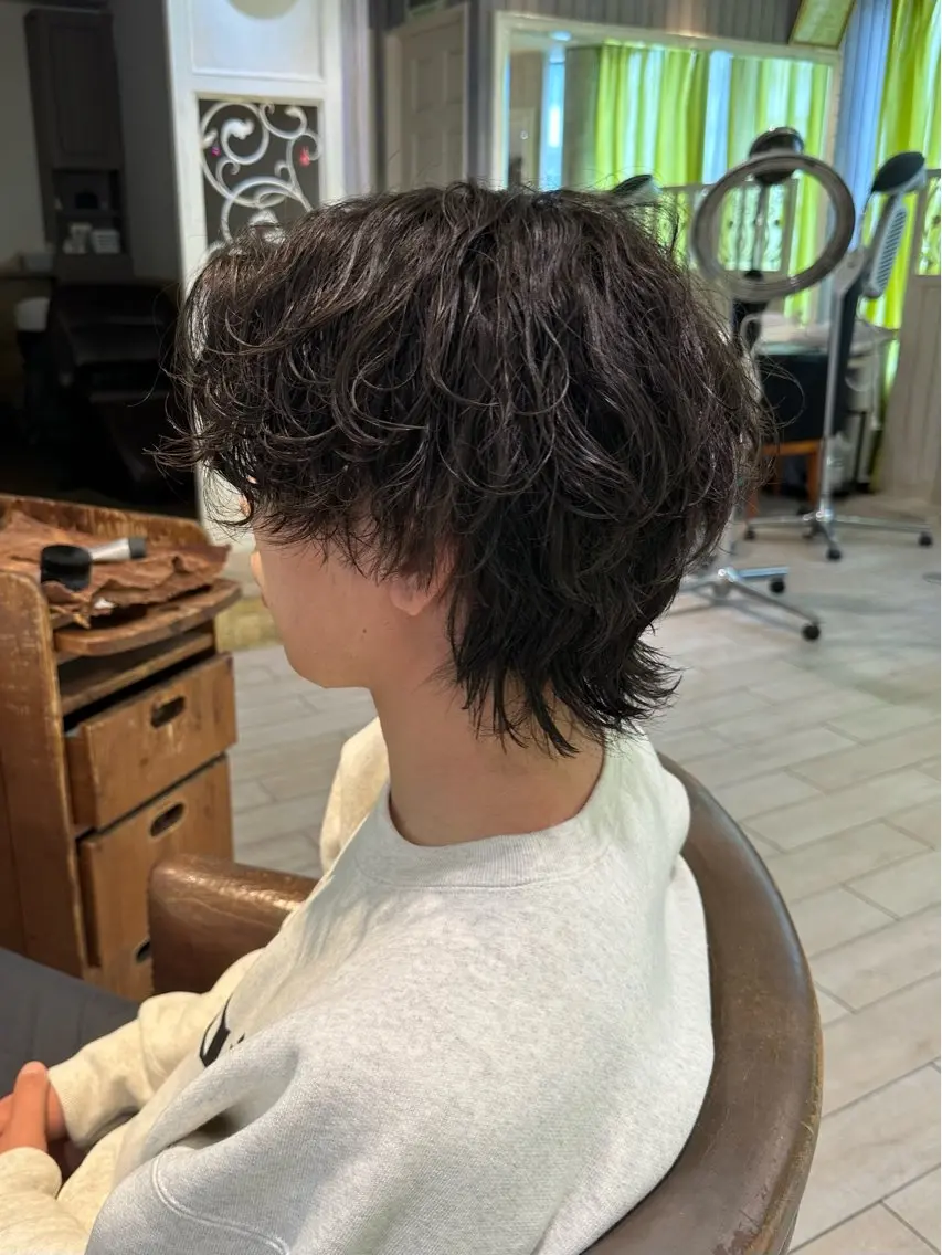 パーマ メンズ カット パーマ メンズパーマ特化🔥 ツイスパ/シャドウのヘアスタイル