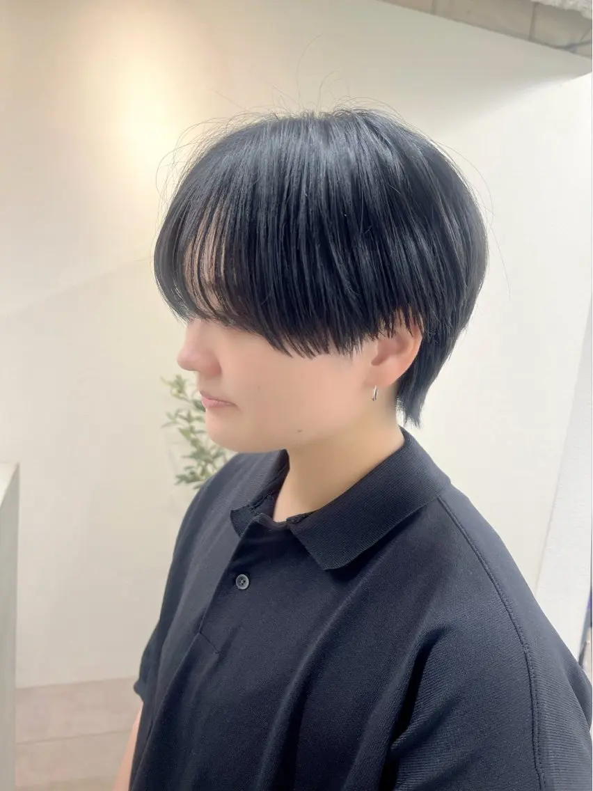 ショート メンズ レイヤー ウルフ 弓木啓輔のヘアスタイル