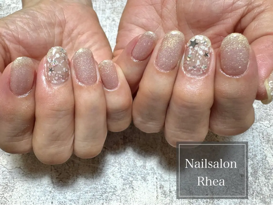ネイル ハンドネイル Nailsalon Rheaのネイルデザイン